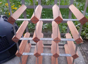 Bottle Rack Holds 12 Bottles