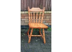 Sturdy Wooden chair.