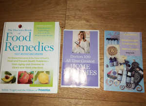 Food & Home Remedies Books X 3