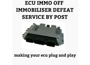 AUDI BOSCH ENGINE ECU IMMO OFF IMMOBILISER DEFEAT SERVICE BY POST