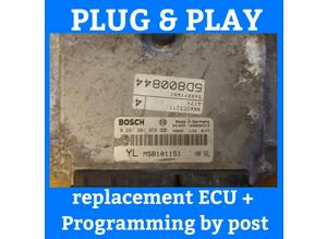 PLUG & PLAY ROVER 2.0D ENGINE ECU MSB101151 YL + PROGRAMMING BY POST