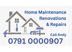 Handyman Home Maintenance, Repairs, Kitchens, Bathrooms, Flooring & Renovations