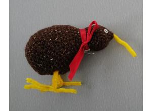 A Small Knitted Kiwi Soft Toy from NZ.