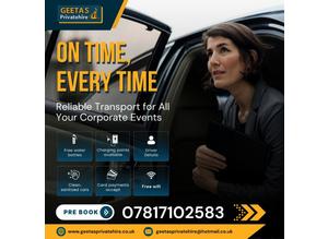 Airport specialist and long distance journeys only