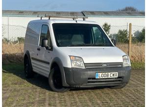 2008 (08) FORD TRANSIT CONNECT 1.8 T200  90 TDCI DIESEL 5 Dr in WHITE. Mileage 230,917 Miles, MOT 21st JUNE 2024.