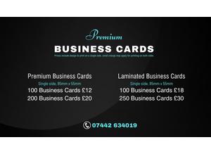 Upgrade Your Branding with Premium Quality Business Cards