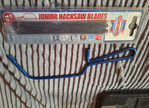 Junior Hacksaw & Pack Of Blades New