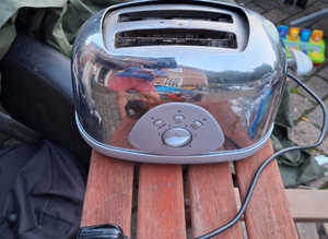 Cookworks Stainless Steel 2 Slice Toaster