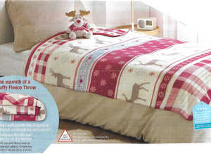 NEW Children's / Adult Fluffy Fleece Throw 110 x 150 cm ( 43 x 59 ins )