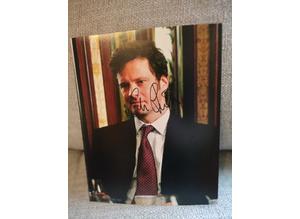 Genuine, Signed, 8"x10" Photo, Colin Firth (Actor, Bridget Jones, Kingsman) +COA