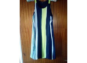 Next multi colour stripes dress size 8