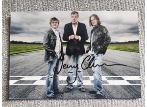 Genuine/Autographed, Signed Photo, 6"x8", Jeremy Clarkson (Top Gear, Grand Tour)
