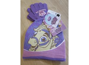 Disney Palace Pets Purple Pony Blondie Winter Hat & Gloves Accessory Set - NEW!