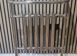 Chrome towel rail