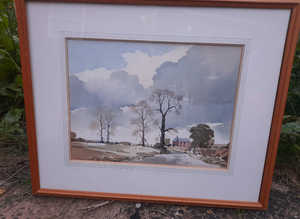 1985 Framed Watercolour 22 By 18 Inches