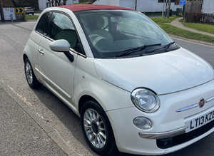 Fiat 500, 2013 (13) White Convertible, Manual Petrol, 79,000 miles