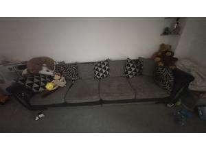 Large 4 seater sofa