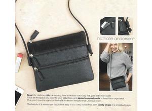 NEW Black Nathalie Andersen Shoulder / crossbody style Handbag