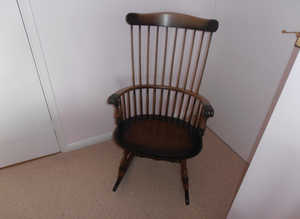 Reproduction Traditional Stick Back Rocking Chair!