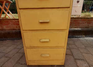 4 Draw Wooden Chest Of Draws