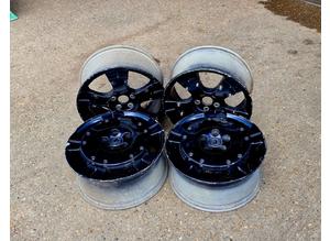 4 Black Lexus sc430 18" original alloy wheels