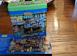 1950s shopping basket jigsaw