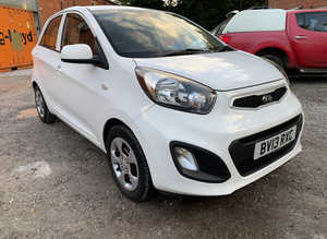Kia Picanto, 2013 (13) White Hatchback, Manual Petrol, 38,614 miles