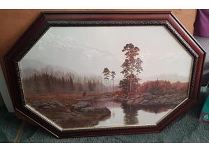 Large Gerald Coulson Framed Print ''Silent Majesty'' Collection only Chatham