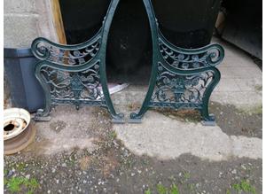 Victorian bench ends