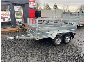 BRAND NEW 8,7ft x 4,2ft TWIN AXLE NIEWIADOW TRAILER WITH 40CM MESH 750KG