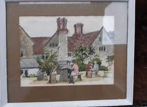 Unknown Artist Watercolour 1971