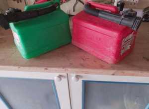 petrol cans