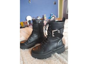 Brand New High Leg Lace Up Boots