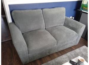 Top quality two seater plus two seater gray sofas