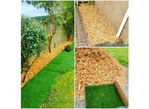 FRESH CHIPPED LOG WOODCHIP WOOD CHIP FOR PLAY AREAS, GARDENS, CHICKEN RUNS, HORSE ARENAS & PATHS