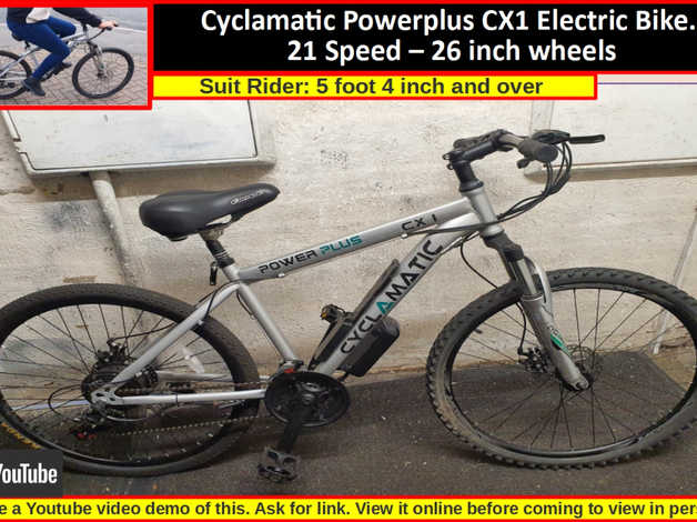 Cx1 best sale electric bike