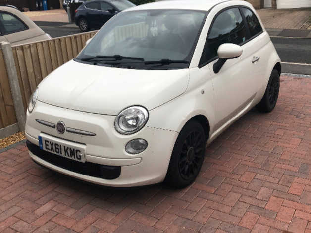 Fiat 500, 2011 (61) White Hatchback, Manual Petrol, 52,200 Miles | in ...