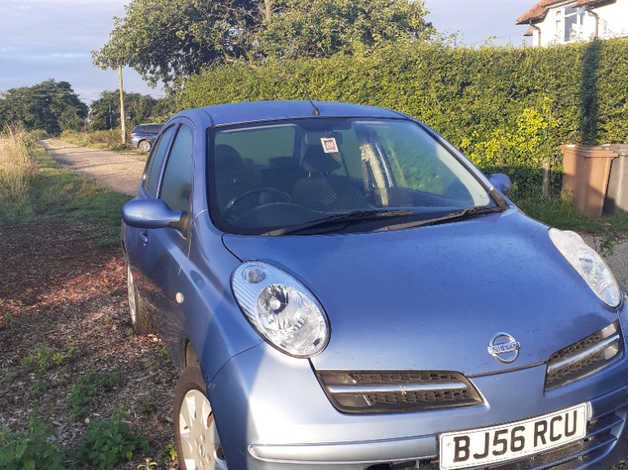 nissan micra 2006 blue