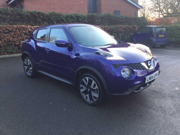 2014 nissan juke blue