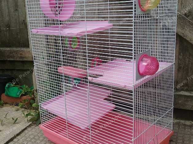 Tall hamster outlet cage