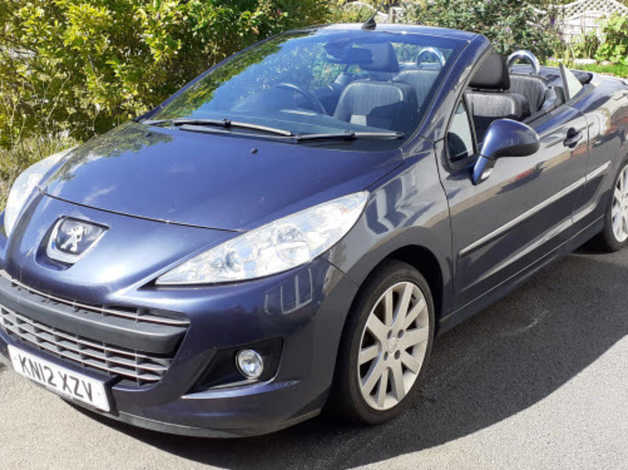 Peugeot 207 2012 12 Blue Convertible Lady Owner Non Smoker Automatic Petrol 54 871 Miles 12 Months Mot In Bynea Carmarthenshire Freeads