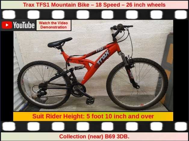 Tfs1 trax mountain bike sale