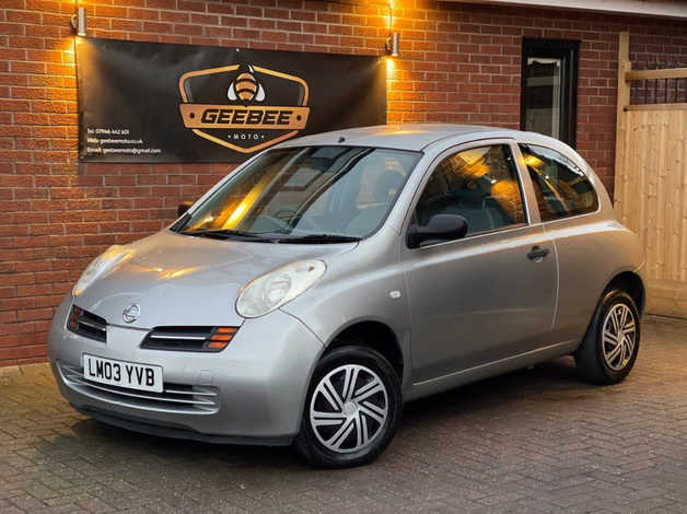 nissan micra 2003 silver