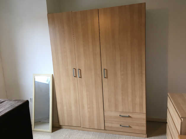 Three Door Wardrobe And 3 Sets Drawers In Sale Greater