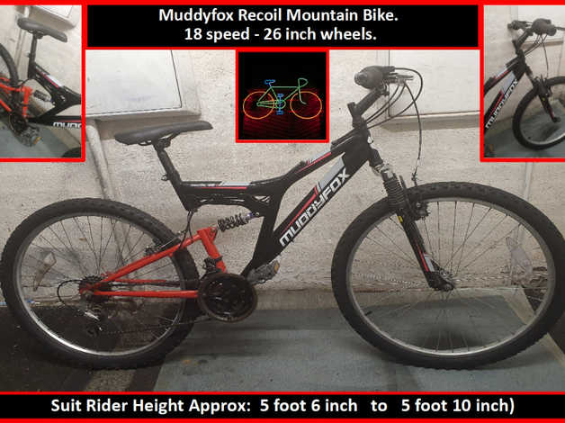 Muddyfox bike 26 deals inch