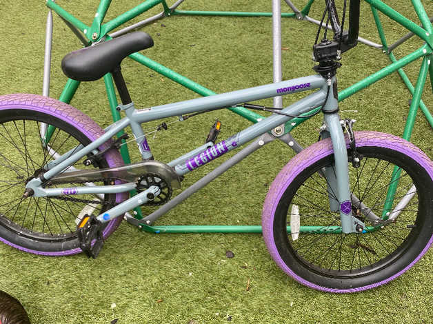 Mongoose bmx best sale grey and purple