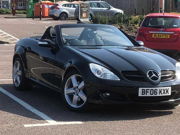 Mercedes Slk, 2006 (06) Black Convertible, Automatic Petrol, 67,000 ...