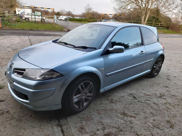 Renault Megane, 2008 (08) Blue Hatchback, Manual Diesel, 102,648 Miles ...