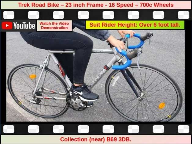 23 inch best sale road bike