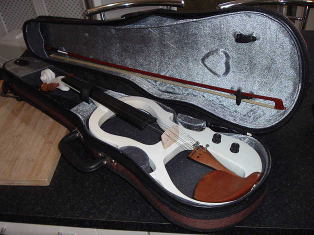 Artisan electric store violin